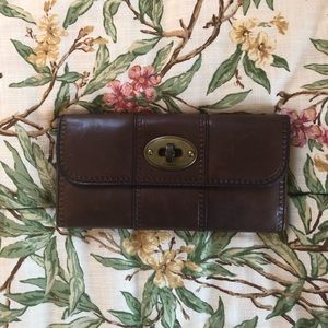 Brown Fossil Wallet